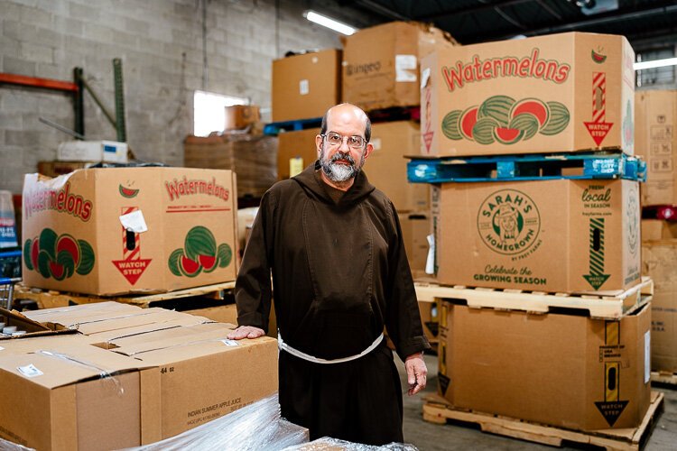 Brother Rob Roemer, the director of the Capuchin Services Center, speaks of the challenges the nonprofit faces. Photo: Nick Hagen. 