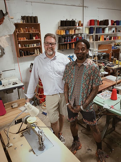 Eric Yelsma and Paul "Ffty" Johnson. Photo by Erin Marie Miller.