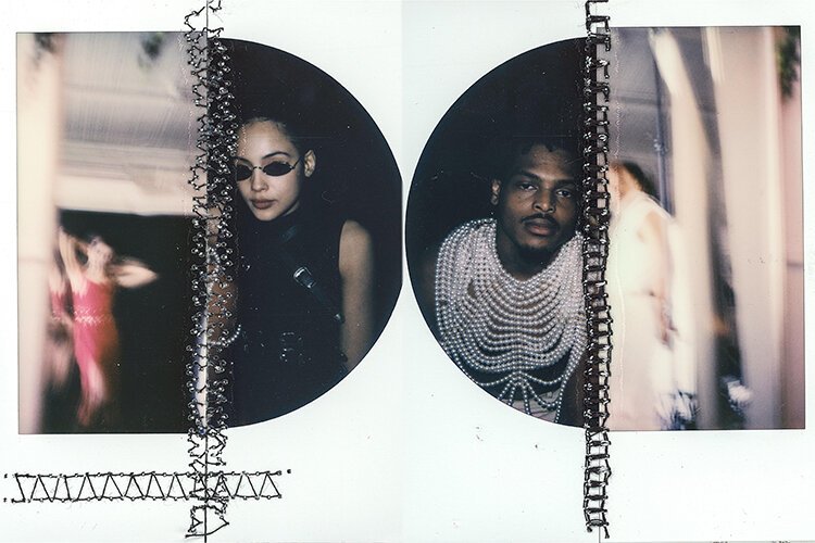 Emily Swift's collection SYZYGY is a multimedia collection of 66 1/1 Polaroids. Photo: Supplied/Emily Swift.