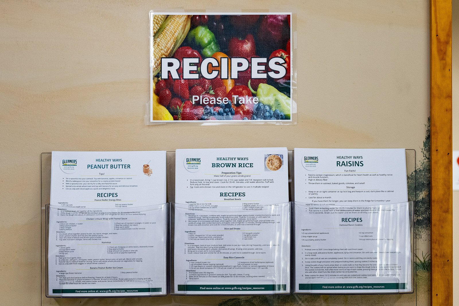 Recipes at Shared Harvest Pantry in Howell.