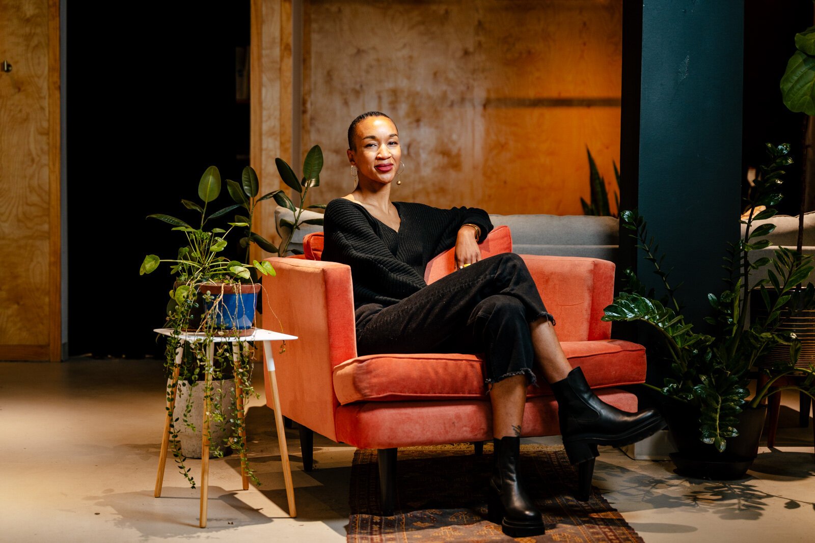 Michaela Ayers at Room Project. Photo by Nick Hagen. 