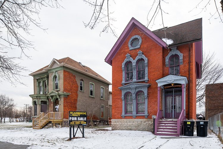 Historic homes in North Corktown.