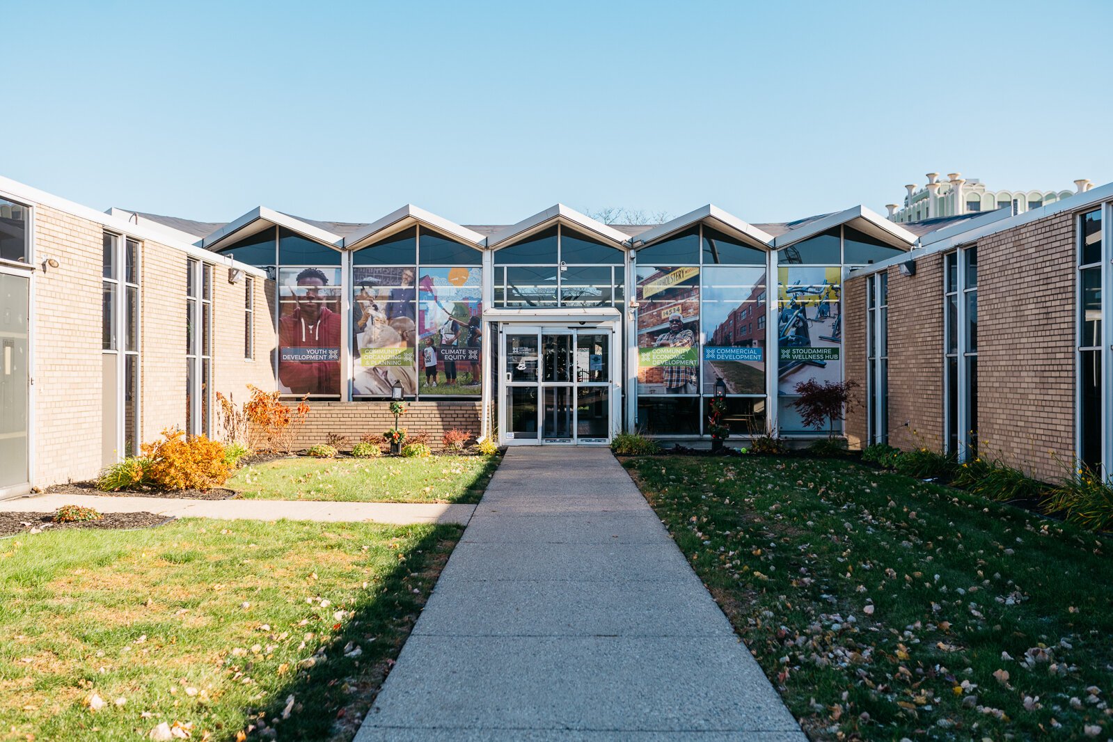 ECN transformed its headquarters into the Stoudamire Wellness Hub, a combined climate resilience hub and health resource center. Photo: Steve Koss.