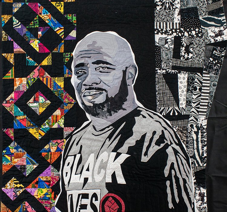 A quilt for Dwan Dandridge, by April Anue Shipp.