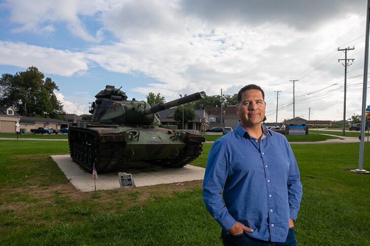 Shane Campos encourages others to connect with the veteran organizations around them. Photo: David Lewinski