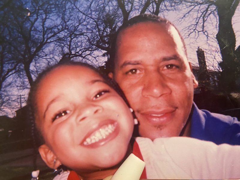 LayLa and Orlando Sherman pictured outside their home in Detroit.