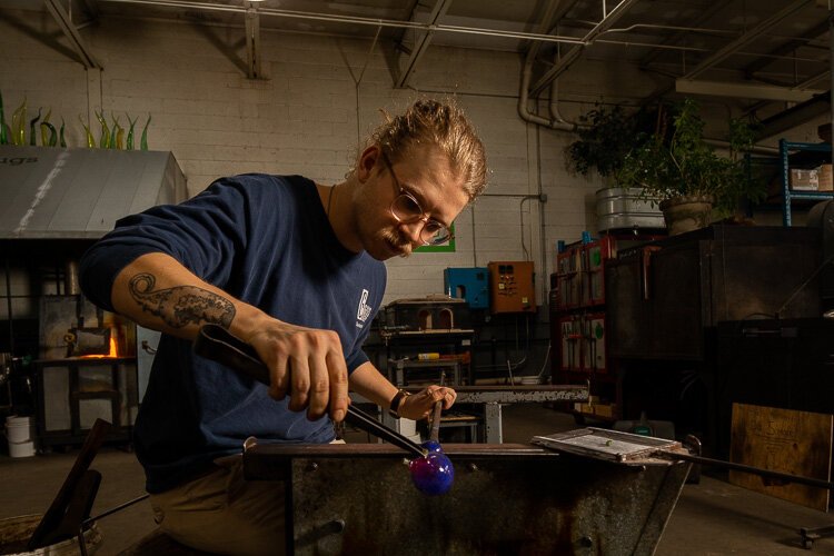 The Glass Academy began livestreaming glass blowing demonstrations over the course of the pandemic