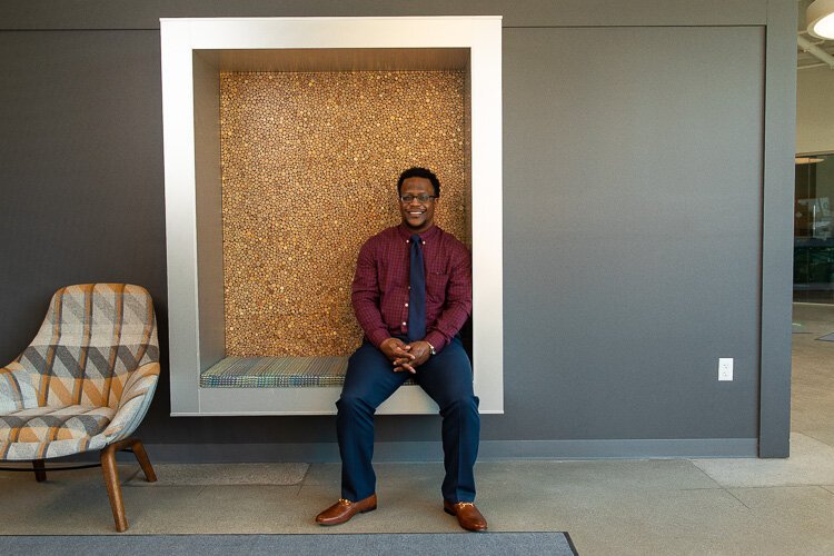 Justin Williams, GSSEM's Chief Diversity, Equity and Inclusion Officer, has been working for the organization since January.
Photo by David Lewinsky