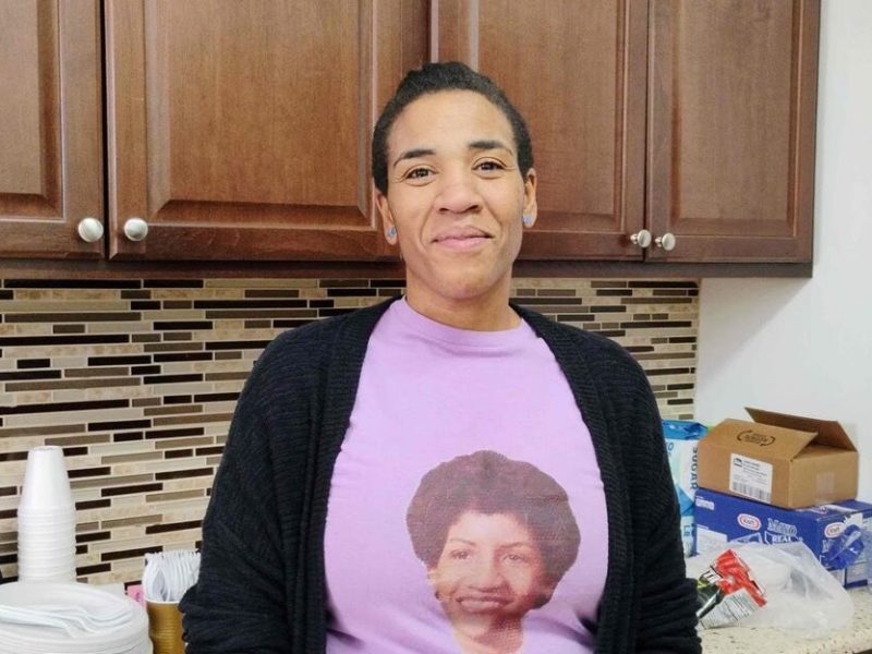 Vickey Carter-Ivory volunteered at the Rotating Shelter at her church