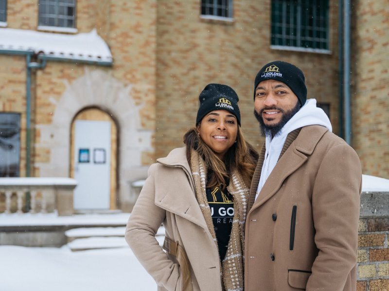 Ronita and Gregory Coleman are redeveloping the Casa Del Rey Apartments building in Pontiac. The project has been supported by Oakland County's new land bank and housing trust fund.