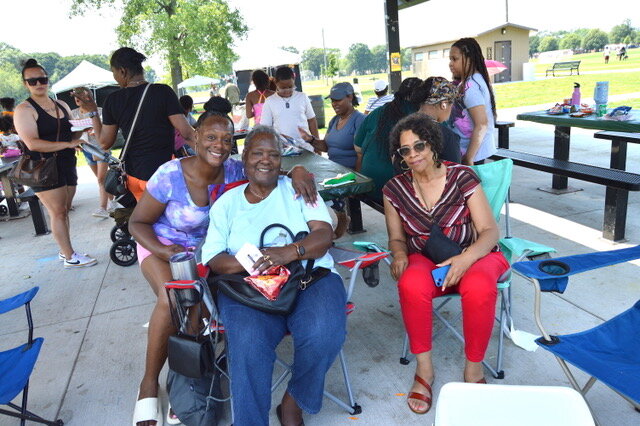 People at an event at O'Hair Park.