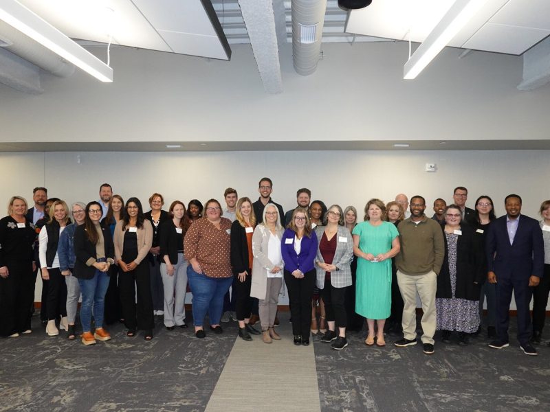 The leads of Michigan's 15 Regional Housing Partnerships gather.