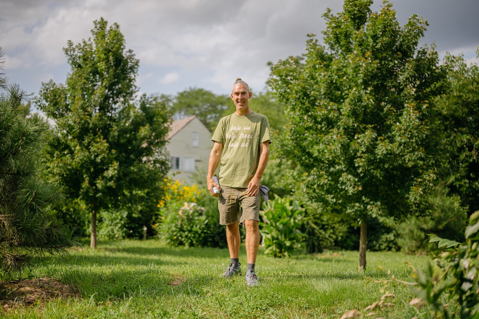 Birch Kemp at Arboretum Detroit's Treetroit One park.