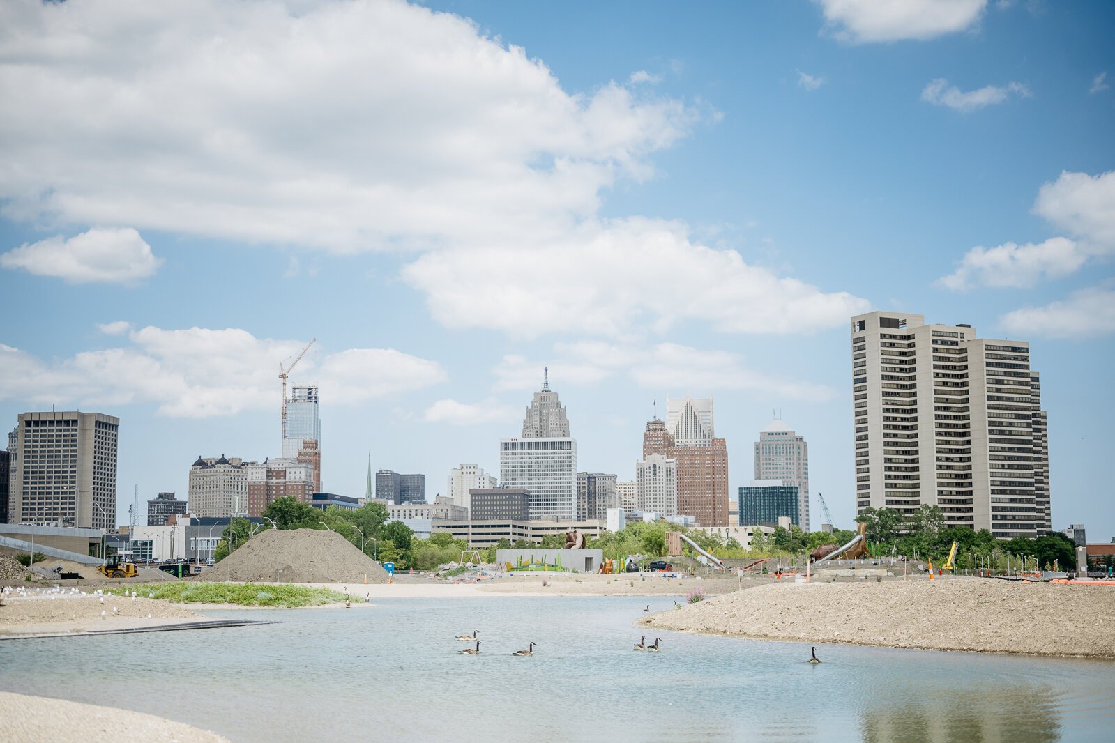 The future site of the Huron-Clinton Metroparks Water Garden.