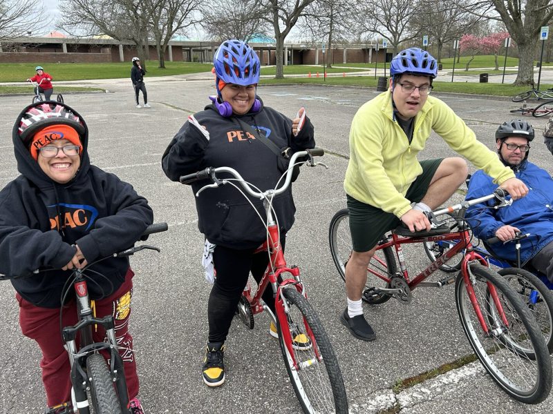 Cyclists gear up for a ride with Programs to Educate All Cyclists.