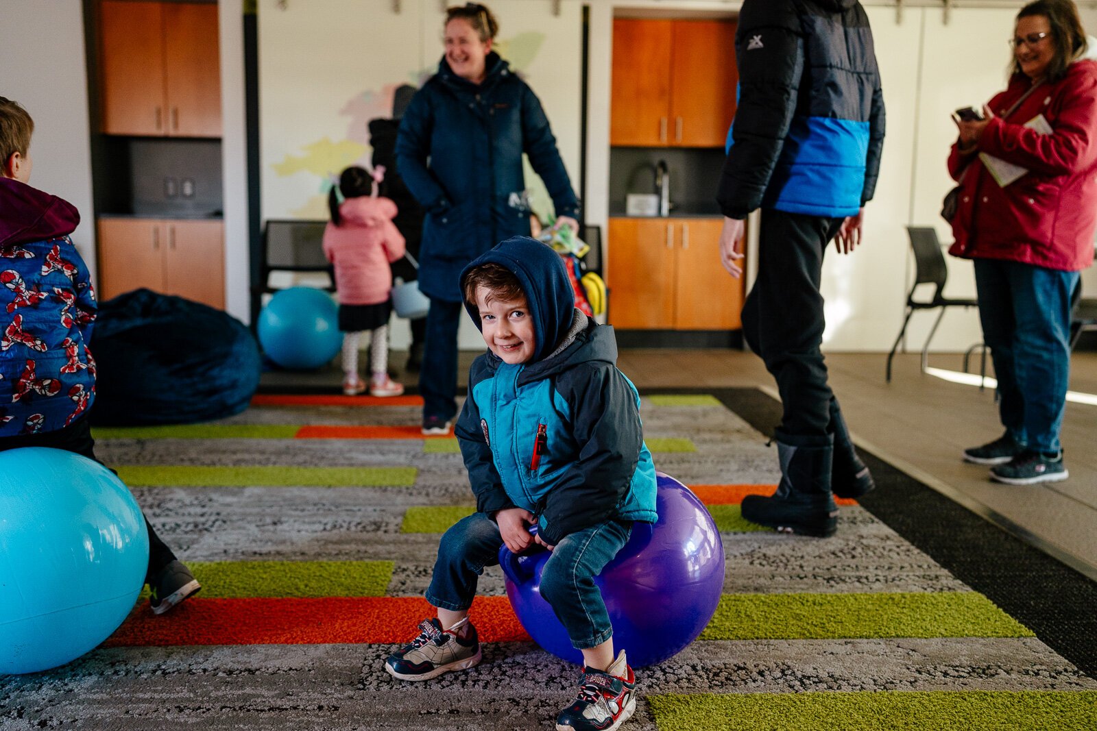 Kids enjoy the sensory room at Nankin Mills Interpretive Center in Westland.