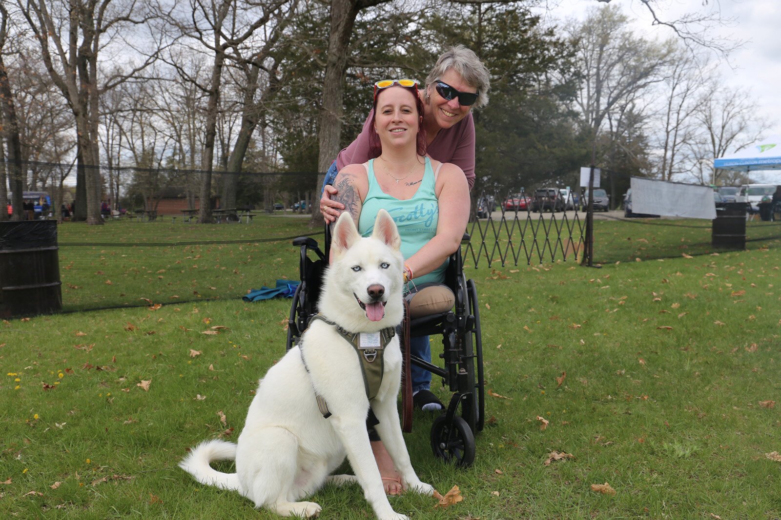 Visitors at the Huron-Clinton Metroparks.