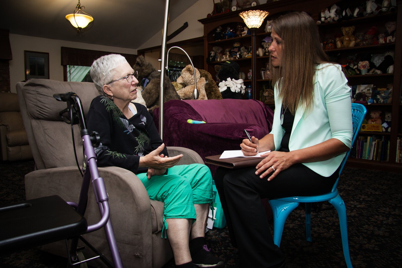 Lesa Jordan and Sheyenne Cole.