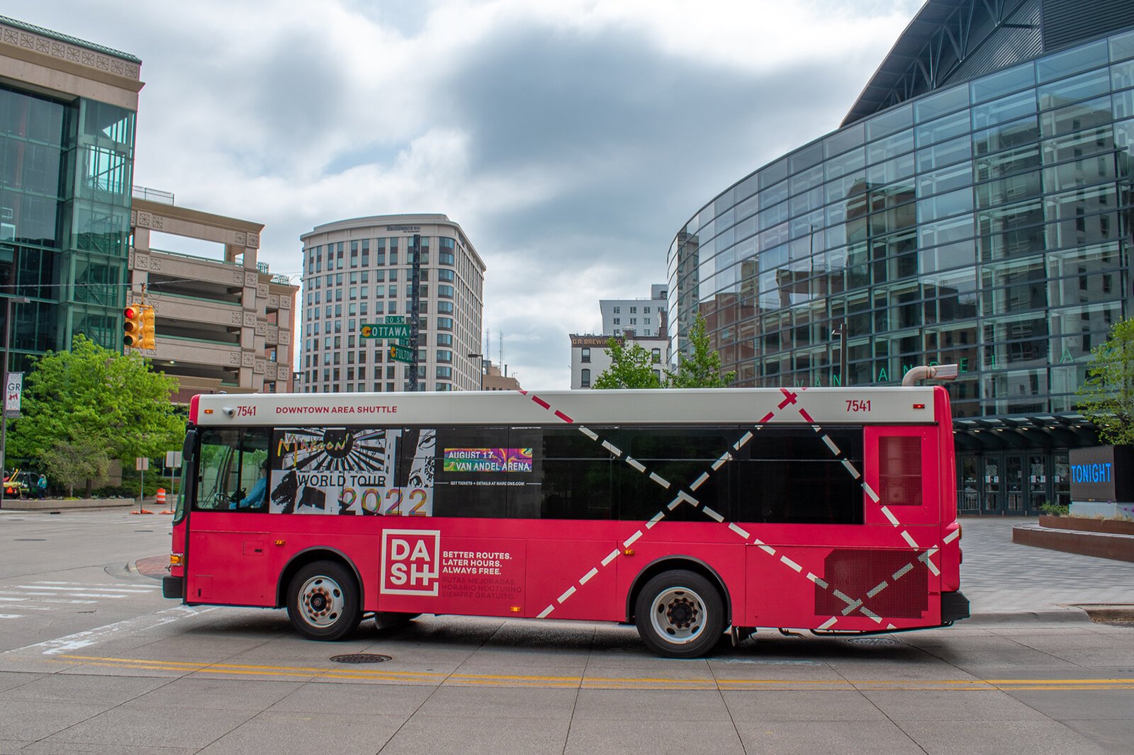 A DASH bus in Grand Rapids.