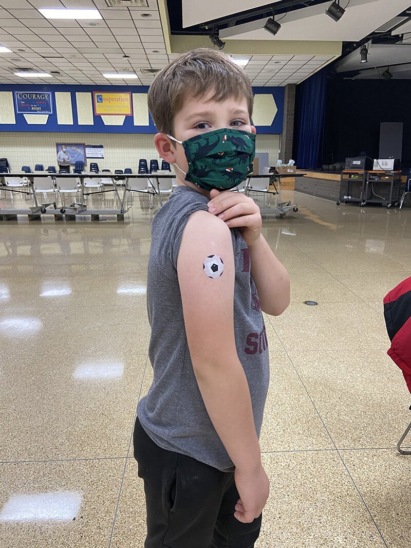 A children's vaccination event at the Ottawa County Department of Public Health.