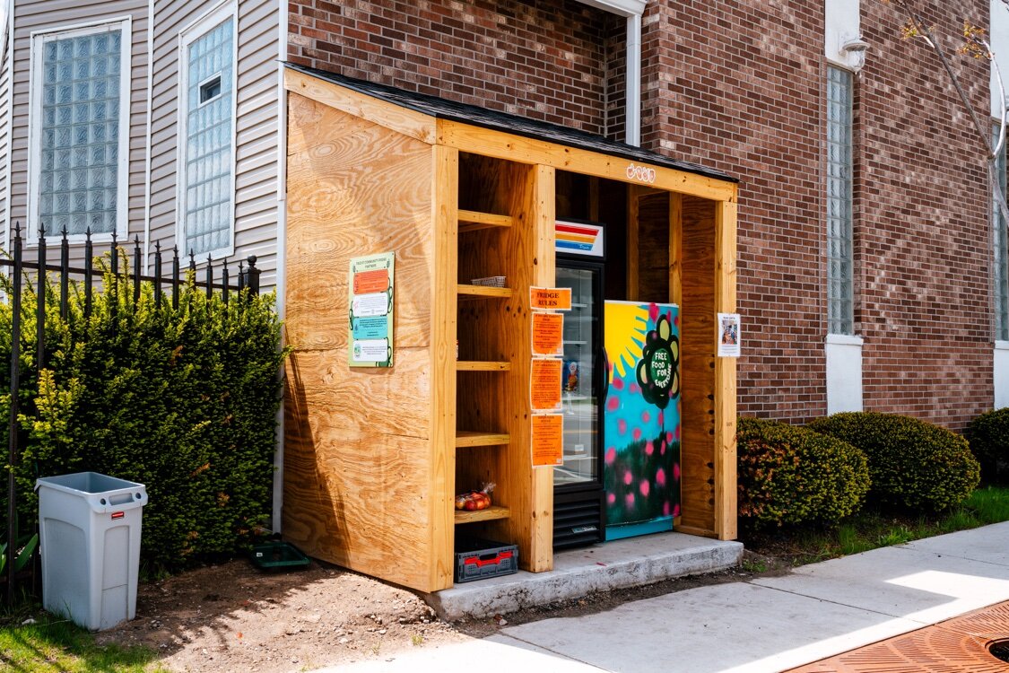 The Community Fridge at Field and Kercheval.