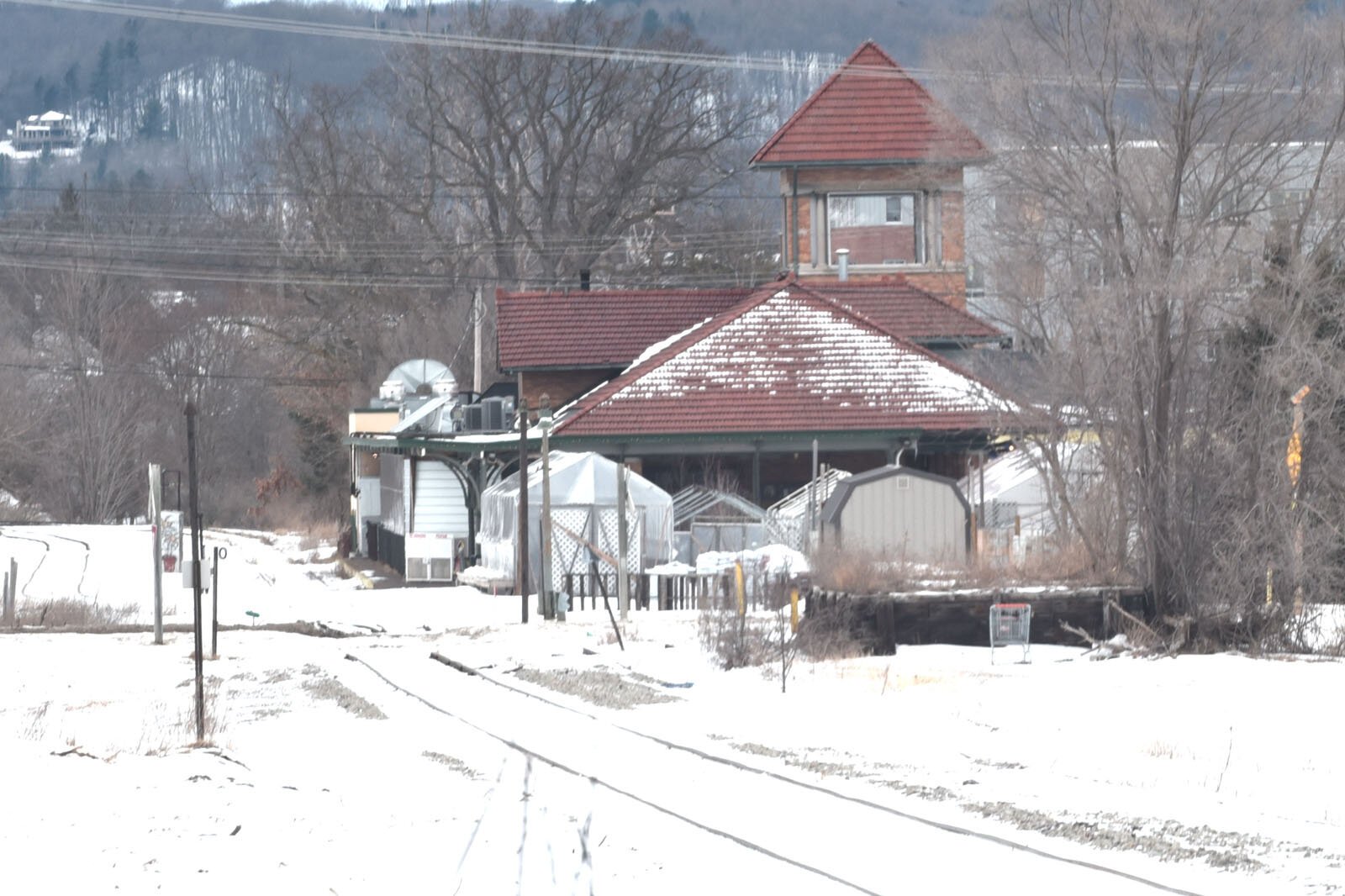 Traverse City's train depot, now the site of The Filling Station Microbrewery.