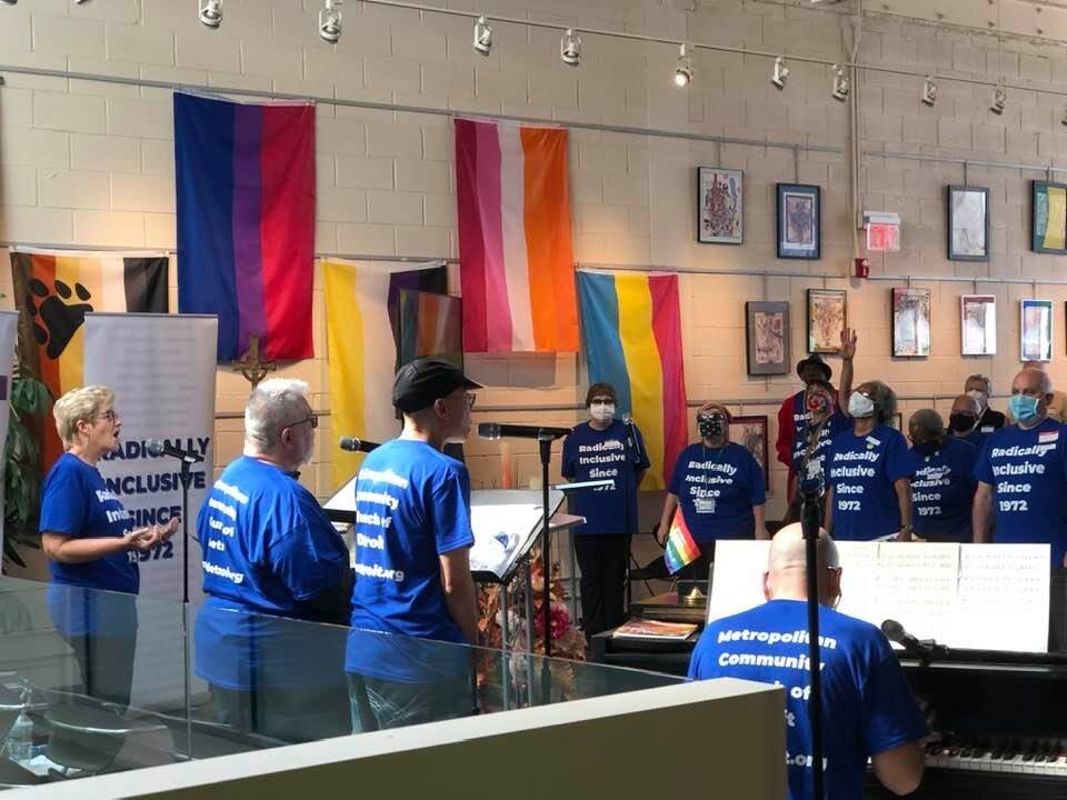 MCC Detroit on a Sunday morning at Affirmations. Courtesy photo. 