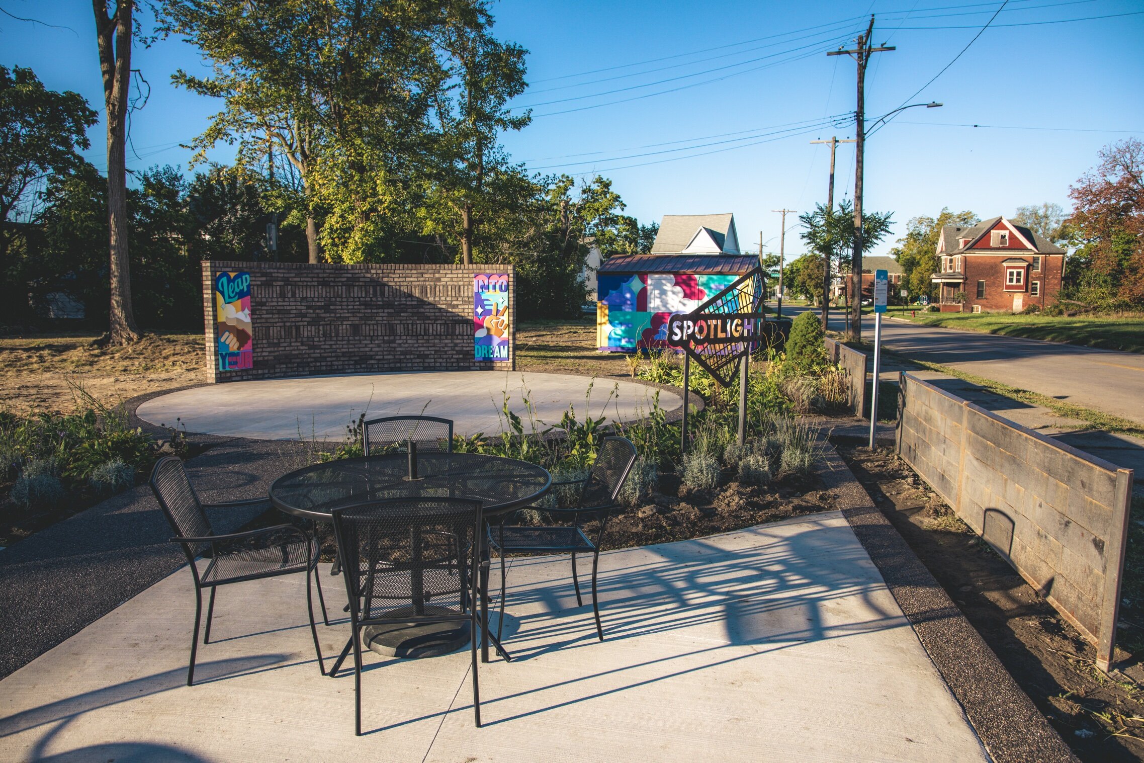 Spotlight Park opened on September 27, 2021.