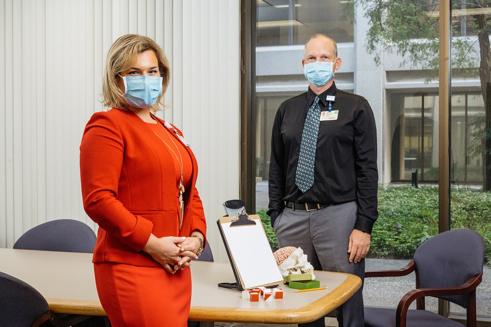 Dr. Adrianna Zec and Dr. Brad Merker.