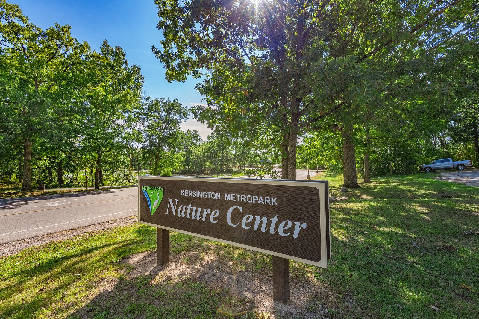Signage at Kensington Metropark.