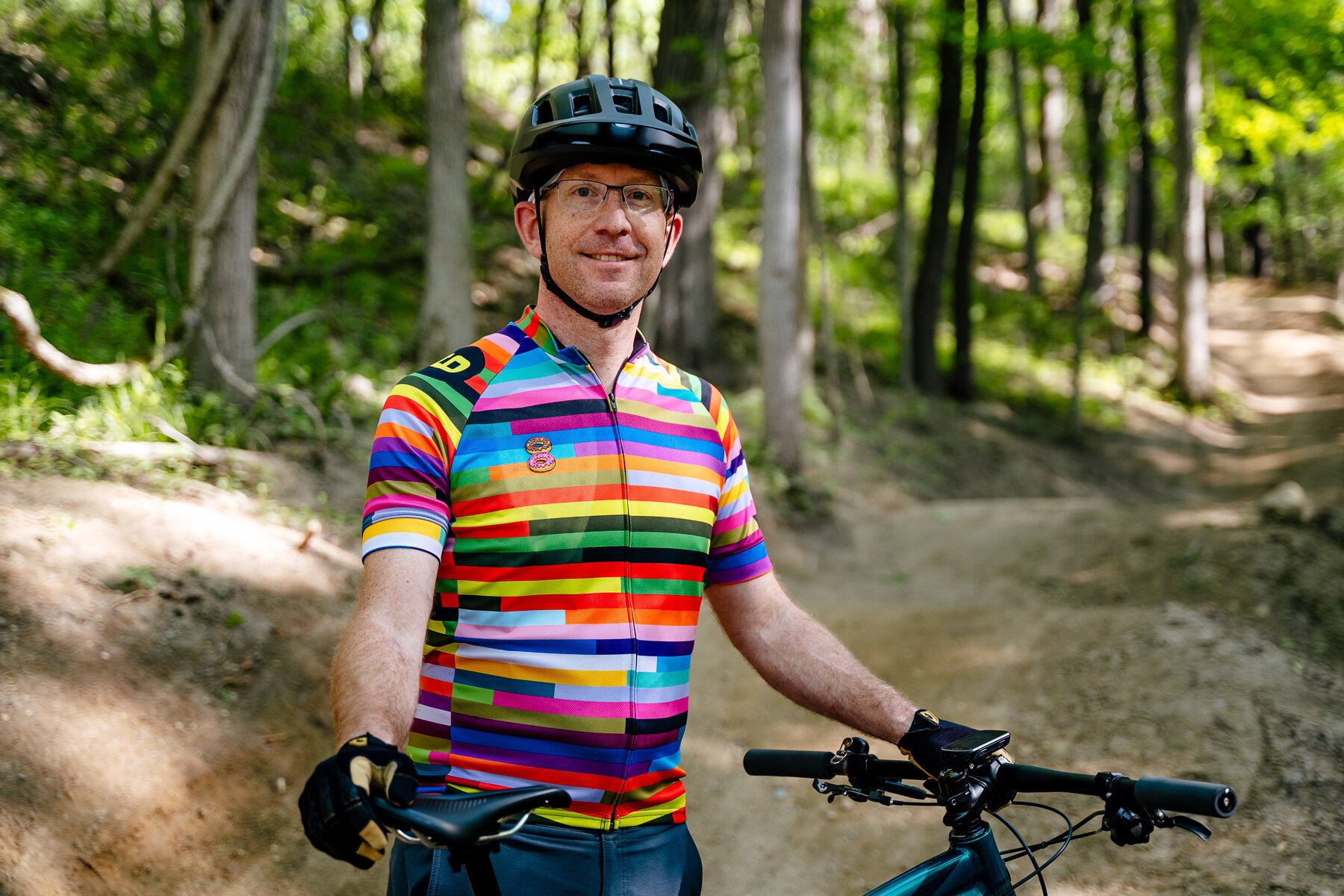 Steve Vigneau, lead volunteer of Clinton River Area Mountain Biking Association (CRAMBA).