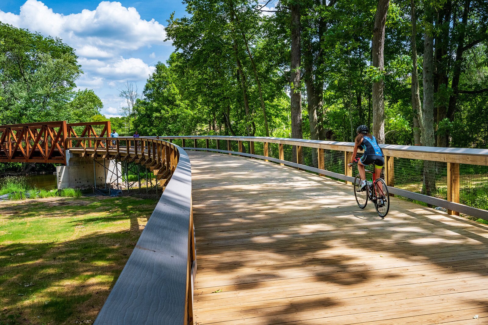 B2B Trail off Huron River Drive in Dexter. Photo by Doug Coombe.
