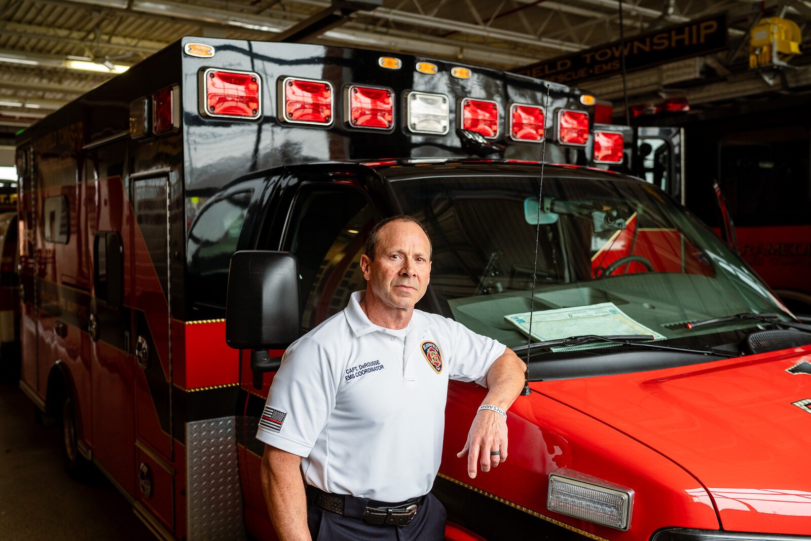 Capt. Matt DeRousse, EMS coordinator for the Bloomfield Township Fire Department.