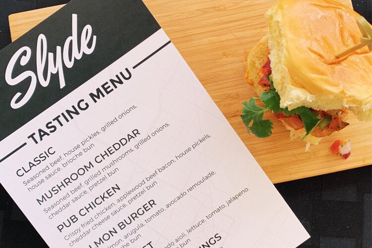 Slyde will preview five different sliders as well as shareables like chicken wings.