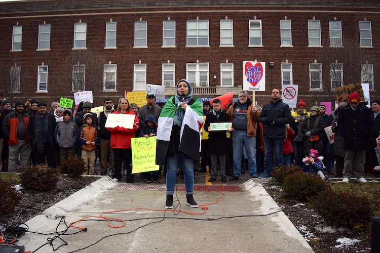 A rally in Hamtramck