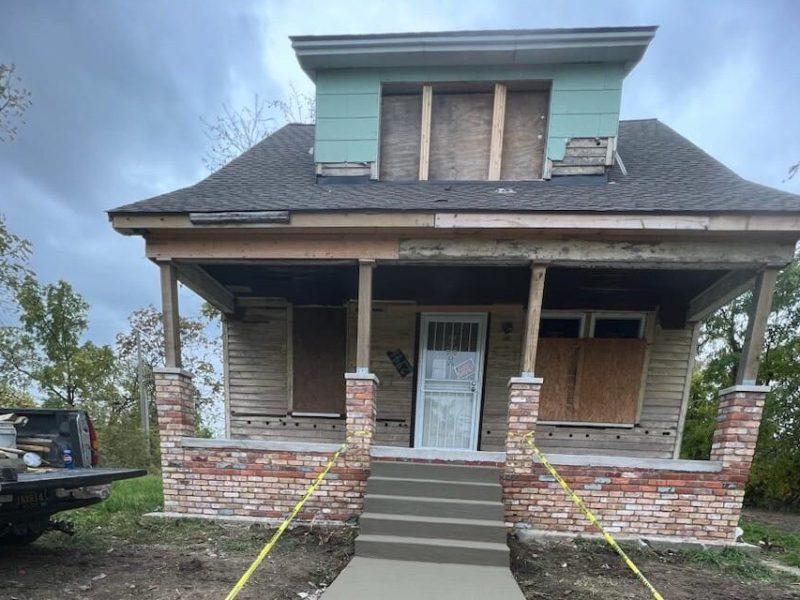 The future Solar Training House in Jefferson Chalmers.