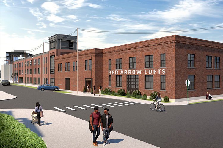 Red Arrow Lofts in Corktown.