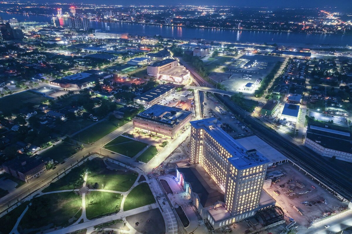 The Michigan Central mobility campus in Corktown. (Photo by Stephen McGee / Courtesy of Michigan Central)
