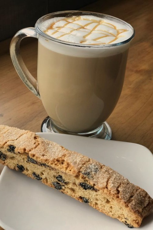 The coffee at AWAKE Café is sourced from Honduras.