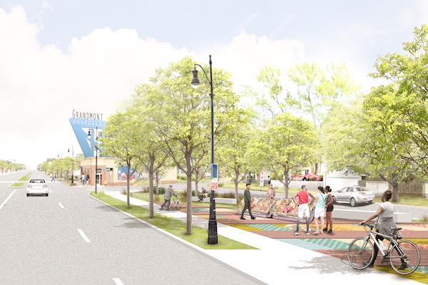 Rendering of the GRANDpark(let)