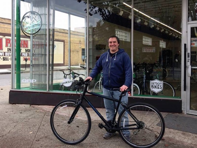 Exterior of the new Wheelhouse Detroit bike shop in Hamtramck