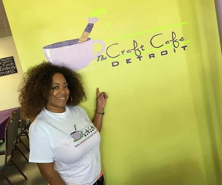 Candice Meeks, owner of The Craft Cafe Detroit