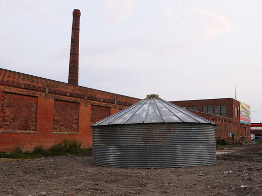 Image of raw material being used for mobile "Sound House"