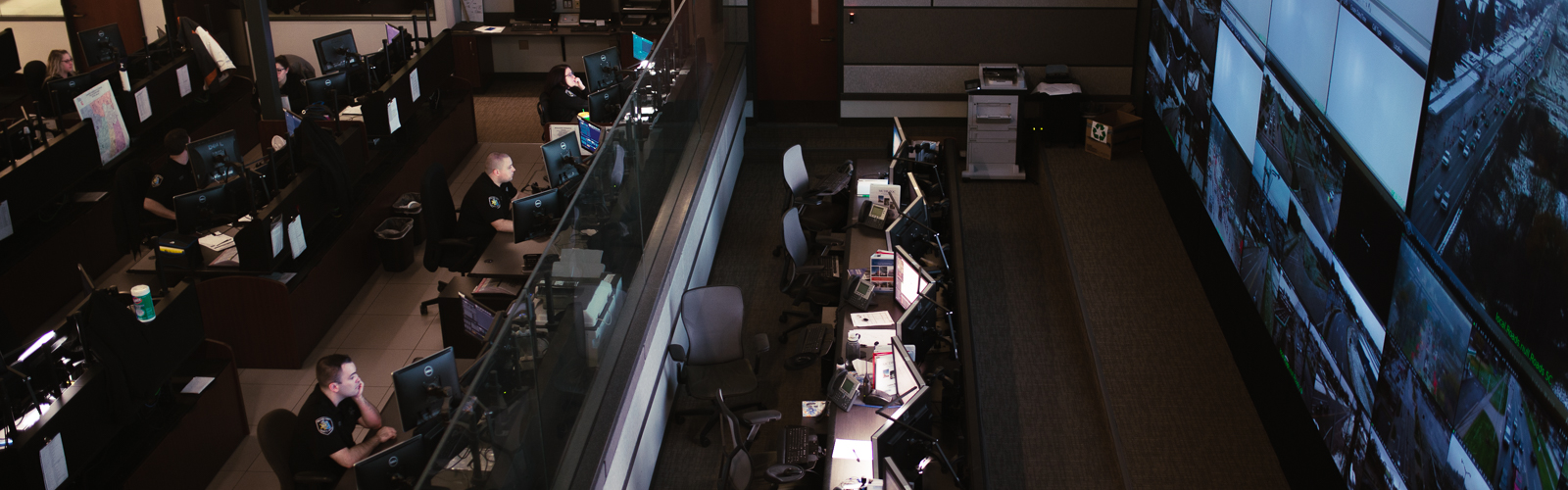 Observing traffic at COMTEC in Macomb County