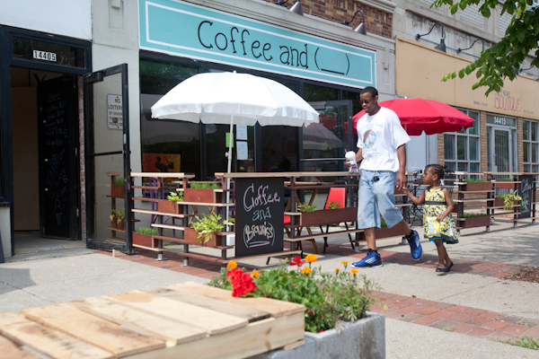 Streetscape improvements on East Jefferson