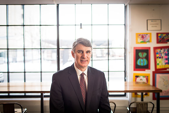 Dave Egner, president and CEO of the Hudson Webber Foundation