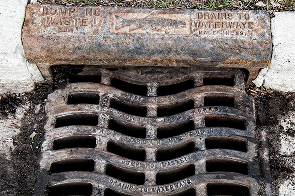 Storm Drain/ Photo by Doug Coombe