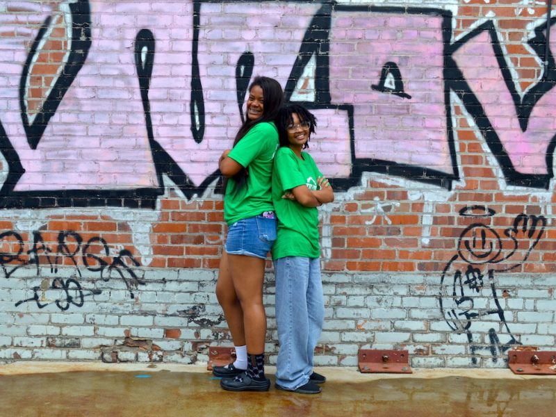 Left to Right: Reign Winston and Amya White.