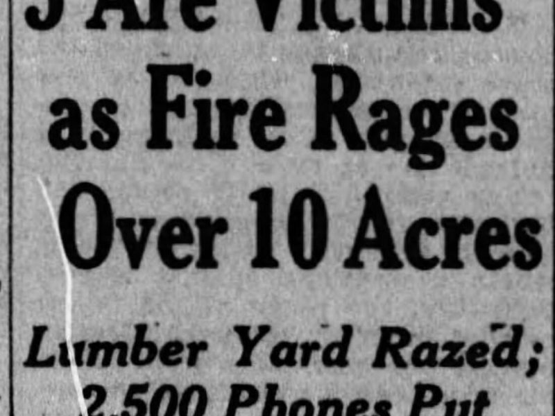 A headline from the July 25, 1934 edition of the Detroit Free Press