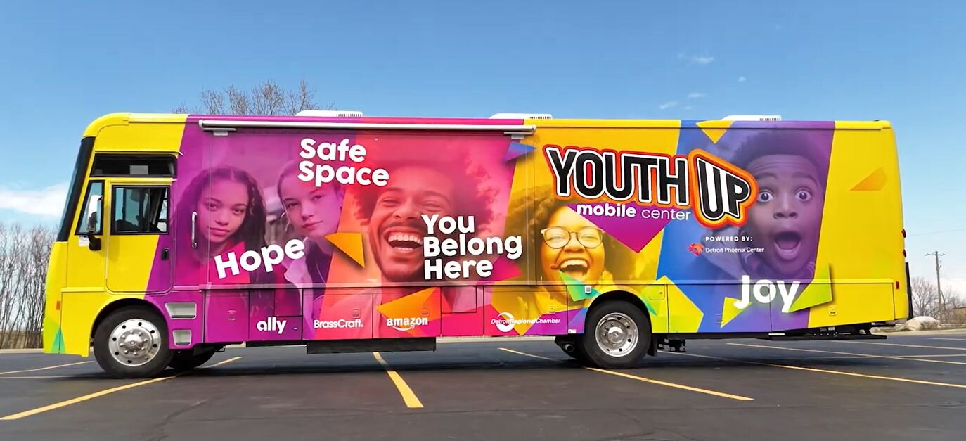 Detroit Phoenix Center's Youth Up Mobile Unit is equipped to bring support directly to youth in need. Courtesy Photo. 